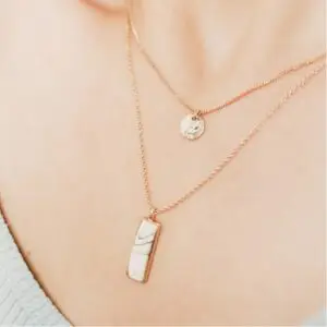 Double Pendant Necklace